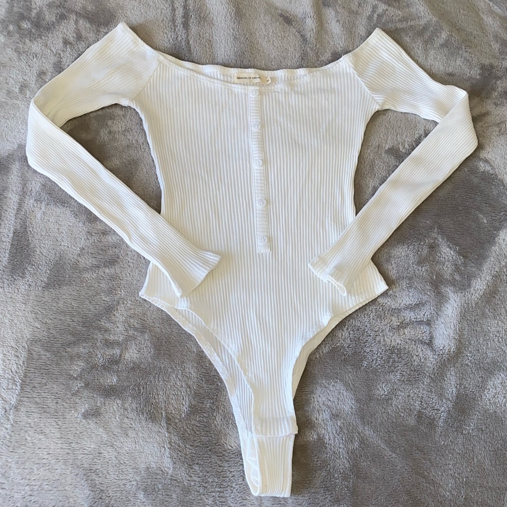 off the shoulder bodysuit